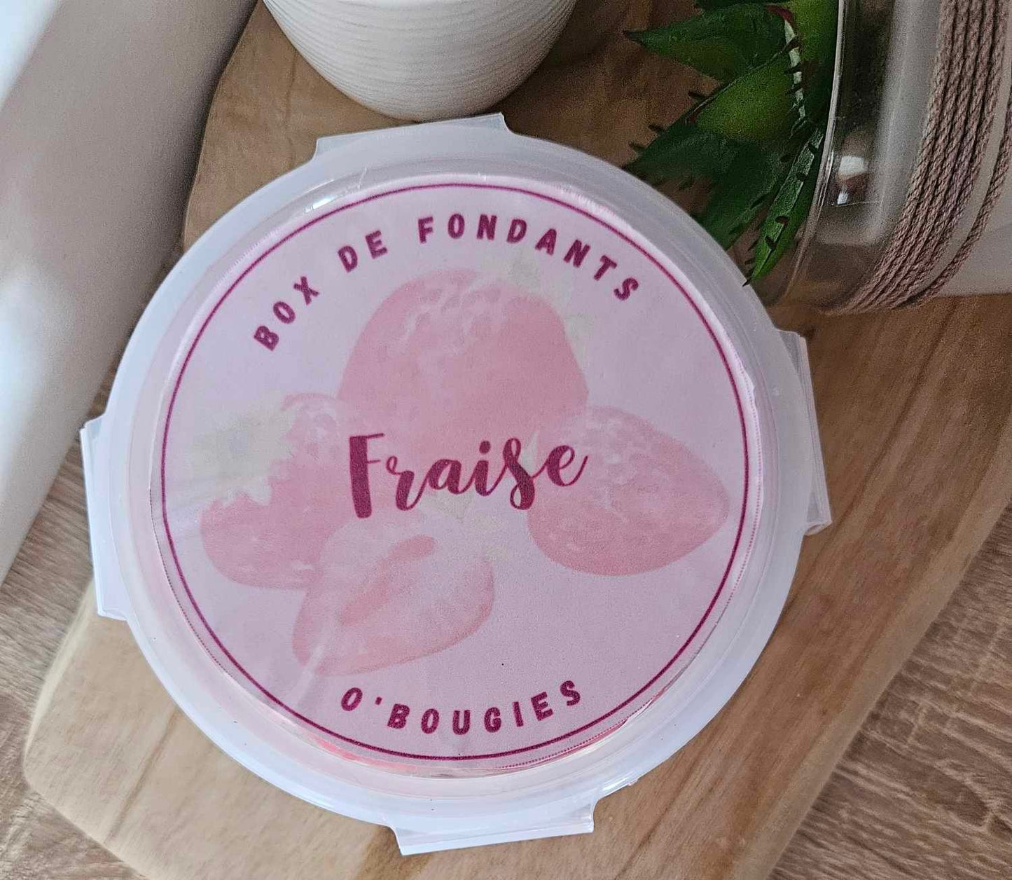 Box fondant Fraise