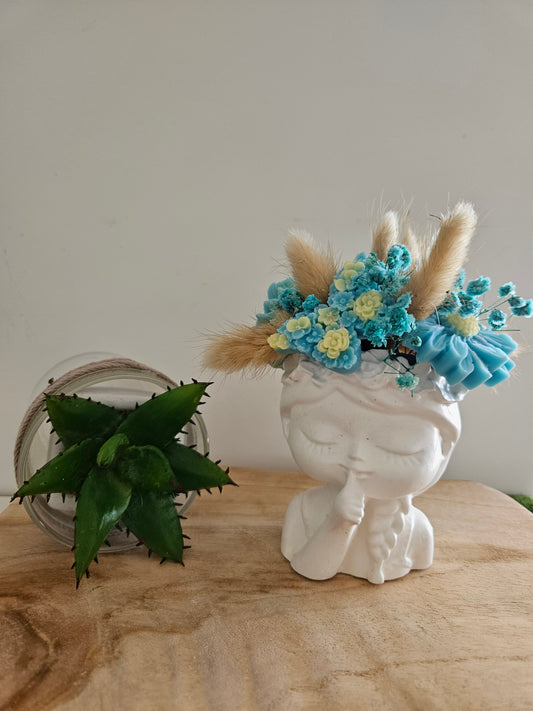 Composition florale senteur Rose Lavande